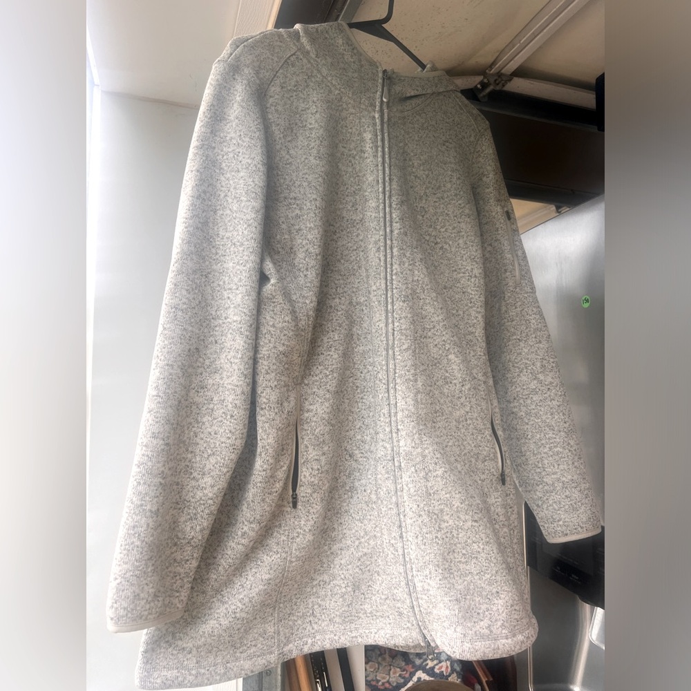 L.L. Bean Polyester Knit Full Zip with Hood